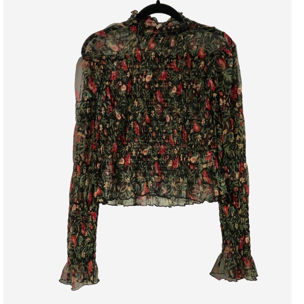 FREE PEOPLE Hello There Smocked Top